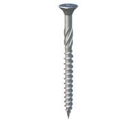 Timber Focus SertiWOOD Timber Focus Pozi Countersunk Head Index Decking Screw 4.5 X 65 - Silver (Tub Of 250)