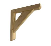 Timber Gallows Bracket 400mm x 435mm Straight Brace Mortice and Tenon Jointed