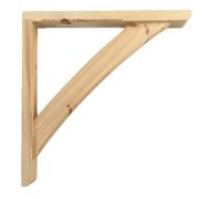 Timber Gallows Bracket 700mm x 735mm Curved Brace Mortice and Tenon Jointed