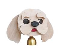 Timber Hound Buzzer - Canine-Formed Gate Unlocking, Lumber Gong Creature Attraction, Push Clapper Contemporary Adornment, Regarding Peers Kinship Residential | Festivity Strong Oak Sounder Regarding P