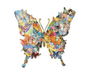 Timber Jigsaw - Creative Brain Trial for Calm Focus | Nature Mosaic featuring Irregular Segments and Visual Harmony & Hands On Assembly Format for Hobbies, Preschool Activity, Home