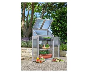 Timber Polycarbonate Frame GroZone Max 1.2m Grow your own Garden Grey 6511007