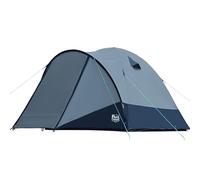 TIMBER RIDGE 4 Man Tent with Porch, Camping Tent for 3 to 4 Persons with Sewn-in Groundsheet, 2000mm Waterproof Lightweight Family Dome Tent for Outdoor Garden Backpacking Hiking