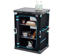 TIMBER RIDGE Camping Cupboard Folding Kitchen Unit, Portable Storage Cabinet