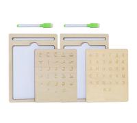 Timber Script Board - Language Study Panel, Preschool drawing face, Cognitive Growth Aid | Interactive Symbol Recognition stage, Fine Control Coordination System Playset, Day Event