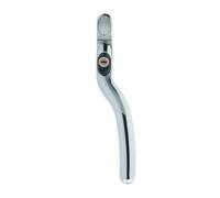 Timber Series Connoisseur Cranked Espag Window Handle - Hardex Chrome (Right Hand)