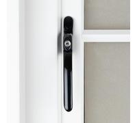 Timber Series Connoisseur MK2 Inline Locking Espag Window Handle - Black (Non Handed)