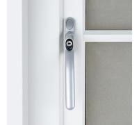 Timber Series Connoisseur MK2 Inline Locking Espag Window Handle - Silver (Non Handed)