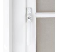 Timber Series Connoisseur MK2 Inline Locking Espag Window Handle - White (Non Handed)