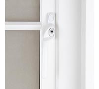 Timber Series Connoisseur MK2 Offset Locking Espag Window Handle - White (Left Hand)