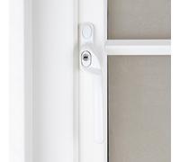 Timber Series Connoisseur Mk2 Offset Locking Espag Window Handle - White (Right Hand)