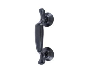 Timber Series Heavyweight Georgian Doctors Door Knocker (Through Fix) - Antique Black