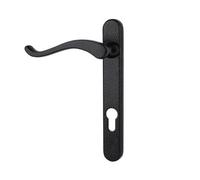 Timber Series Windsor Swan Door Handle - Black (Right Hand) - (Sold In Pairs)