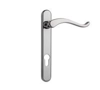 Timber Series Windsor Swan Door Handle (Left Hand) - Polished Chrome - (Sold In Pairs)