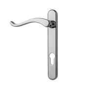 Timber Series Windsor Swan Door Handle (Right Hand) - Polished Chrome - (Sold In Pairs)