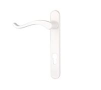 Timber Series Windsor Swan Door Handle - White (Right Hand) - (Sold In Pairs)