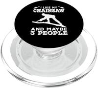 Timber Tales Tee - 3 Friends and a Chainsaw PopSockets PopGrip for MagSafe