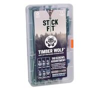Timber Wolf Exterior Wood Screws - Mini Case Assortment - 110 screws in a Handy Pocket Assortment Pack