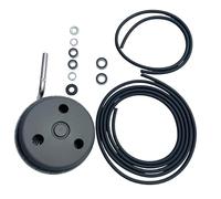 TIMBERA Front Wheel Kit Compatible with Husqvarna Automower - 1× Wheel (8 mm Shaft), 2× Seals (Body, Display), 2× Skid Plate Bearings - 320, 330X, 420, 430X, 440, 450X, 520, 550, EPOS