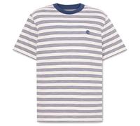 Timberland - 4 Rows Striped S/S Tee - T-shirt size 3XL, white