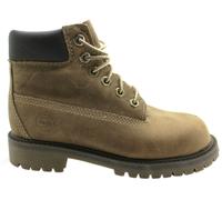 Timberland 6 Inch Premium Lace Up Boots Boys Brown 20703 B26A Nubuck - Size UK 1