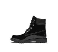 Timberland Allington Heights Mid Zip Up Boot - Full Grain - Black, Black, Size 3, Women Black