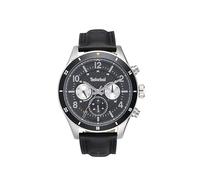 Timberland Men's Watch, Black Dial & Black Leather Strap, 46mm, TDWGF2201001