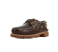 Timberland Authentic 3 Eye Classic Lug Outsole (Wide Fit), Men’s Boat Shoes, Brown (Brown Pull Up), UK (42 EU)