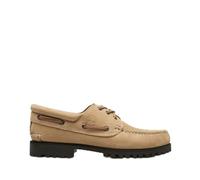 Timberland Authentic 3 Eye Lug 0A2pdq Men's Boat Shoe Leather Beige, beige, 7 UK