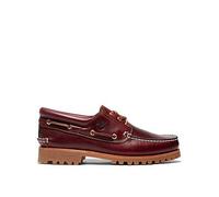 Timberland Mens Authentic Leather Boat Shoes - Dark Red - Dark Red - UK12.5 EU47.5 US13 Wide