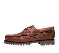 Timberland Authentic 3-Eye Lug Handsewn Boat 'Brown' TB0A2PDQEM41 9.5