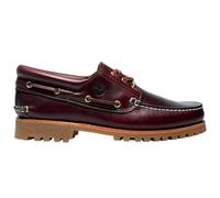 Timberland Authentic Boat Leather Men's Lace Up Shoes - Burgundy - Size:UK 8