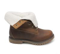 Timberland Authentic Mid Full Grain Leather Women's Lace Up Boots - Dark Brown - Size:UK 7.5