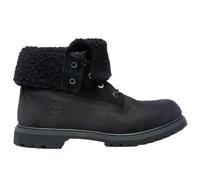 Timberland Authentics 6 Inch Teddy Fleece Leather Suede Women's Ankle Boots - Black - Size:UK 5.5