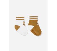 Timberland Baby 2 Pack Boot Bootie Socks Set in Beige - Beige - 3 - 6 Mths