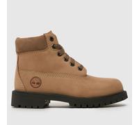 Timberland Beige Premium 6-Inch Junior Boots UK 2.5 (EU 35)