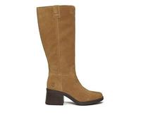 Timberland Bellevaux Knee High Suede Heeled Boot - Medium Brown, Brown, Size 5, Women Brown