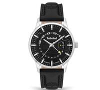 Timberland Mens Watch, Black Dial & Black Leather Strap, 42mm, TDWGB2201501