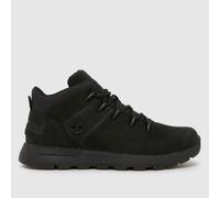 Timberland Sprint Trekker Mid - Boots - Kid's Jet Black Nubuck 38