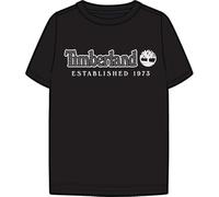 Timberland Boy's T60212 T-Shirt, Black Black, 6 Years