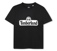 Timberland Boy's T60212 T-Shirt, Black/White, 4 Years