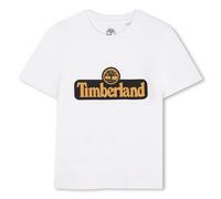 Timberland Boy's T60212 T-Shirt, White Black, 5 Years