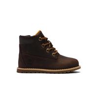 Timberland Boys Timberland Pokey Pine Mid Lace Up Boots, Brown, Size 9 Younger Brown