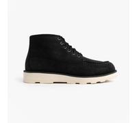Timberland Britton Mills Mens Faux Leather Lace-Up MID Black Suede Chukka Boots