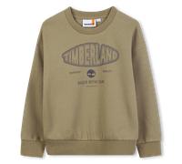 Timberland - Brushed Fleece Sweatshirt - Khaki - Boy - 5 Years