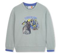 Timberland - Brushed Fleece Sweatshirt - Silver Blue - Boy - 8 Years