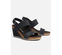 Timberland Capri Sunset Two Strap Wedge Sandals Black