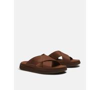 Timberland Casco Cove Cross Strap Full Grain Leather Mens Sandals - Rust - Rust - UK10.5 EU45 US11 Medium