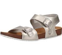 Timberland Castle Island 2 Strap (Youth), Unisex Kids’ Loafers, Silver Metallic, 12.5 Child UK (31 EU)