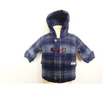 Timberland Children's Jacket blue Duffel Check Pure Wool Jacket Size 54